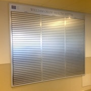 aluminum directory board